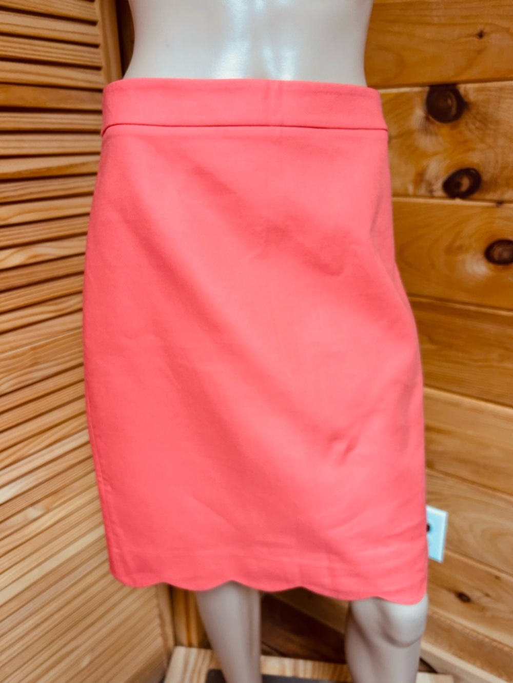 JJCrew skirt size 10 coral peachy